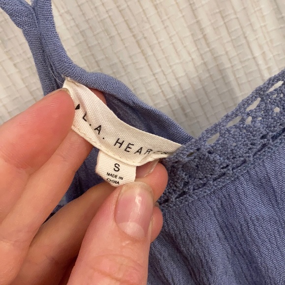 LAST CHANCE ⚡️ LA HEARTS Blue Mini Dress - Picture 9 of 9